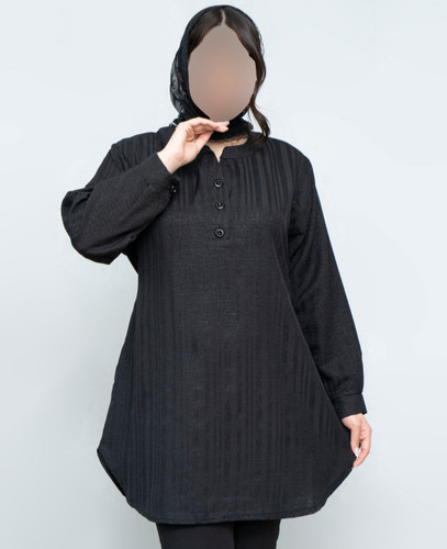 تونیک (شومیز مانتویی)یقه دیپلمات